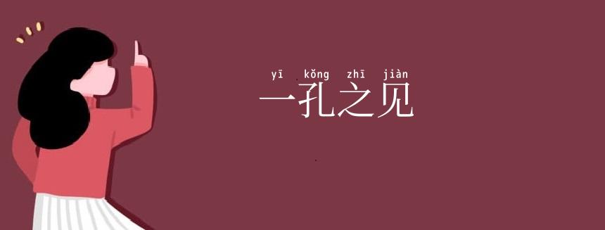 一孔之见