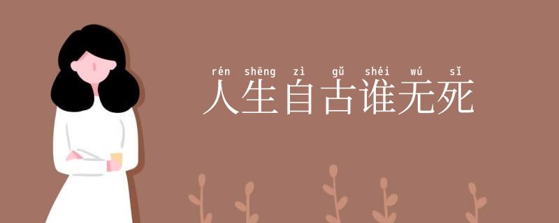 人生自古谁无死