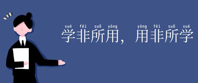 学非所用,用非所学
