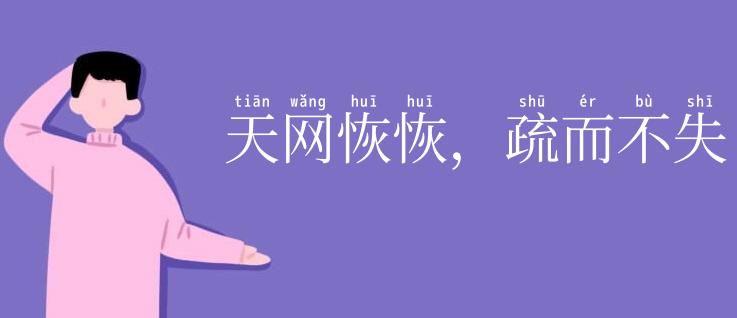 天网恢恢，疏而不失