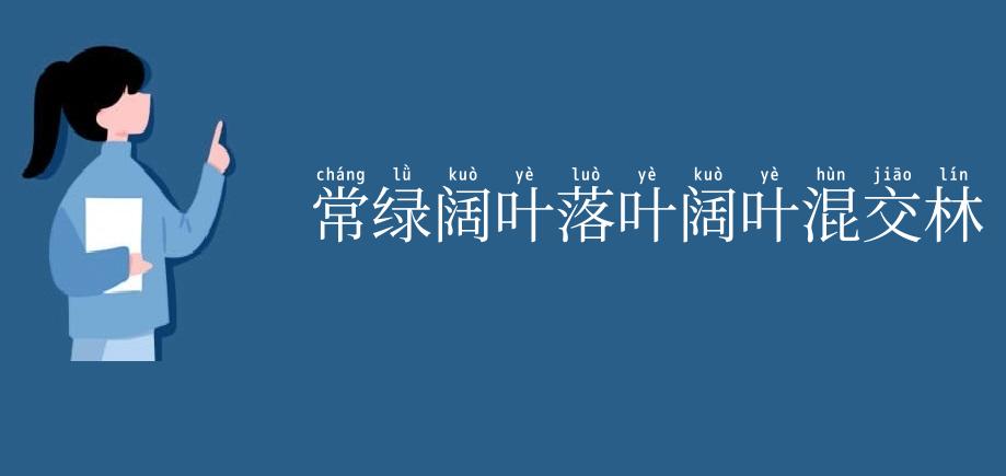 常绿阔叶落叶阔叶混交林