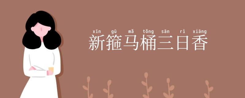 新箍马桶三日香