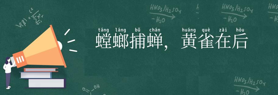 螳螂捕蝉，黄雀在后