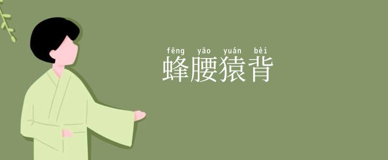 蜂腰猿背